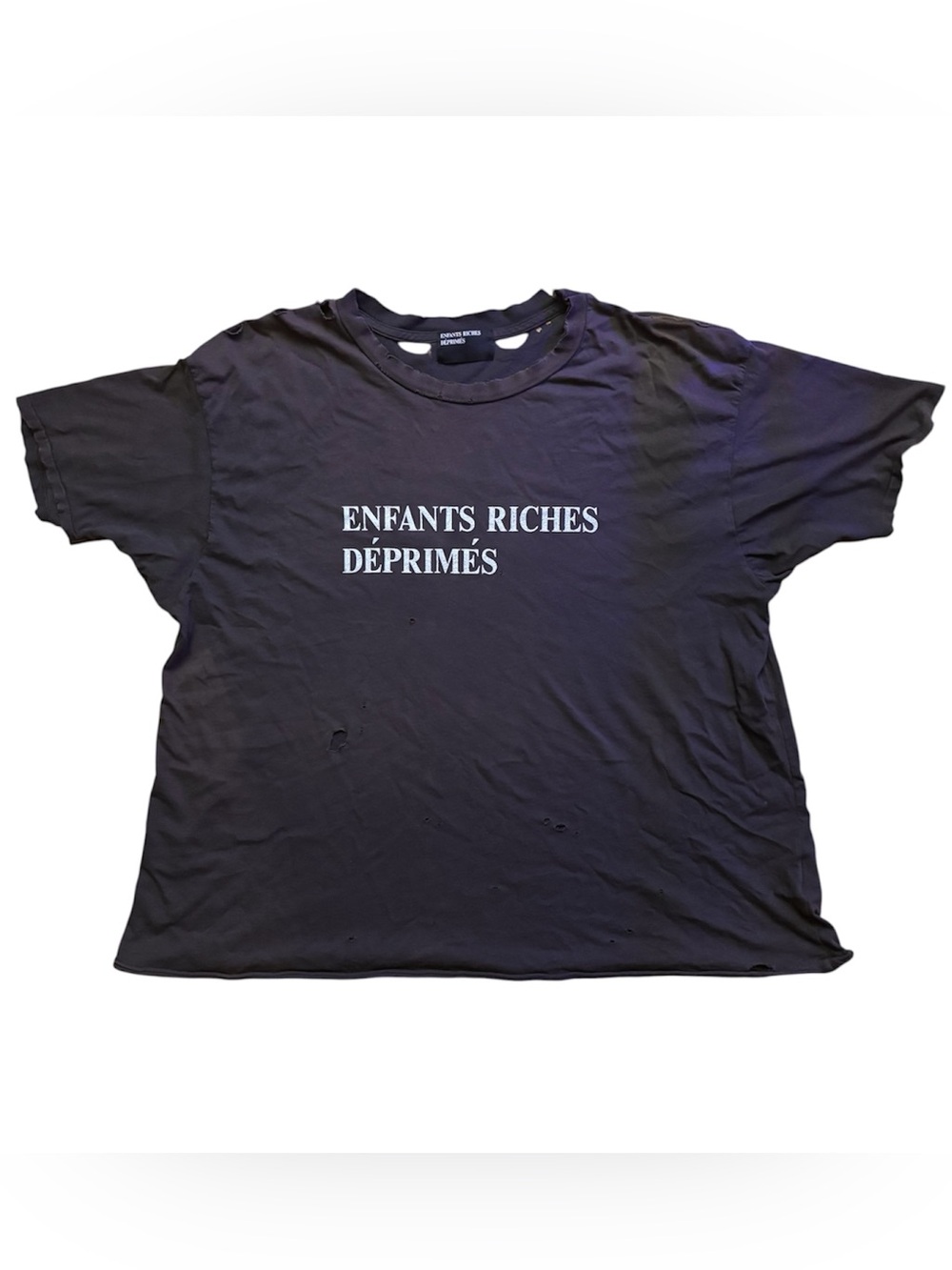 Enfants Riches Déprimés Black Graphic Logo T-Shirt Mens